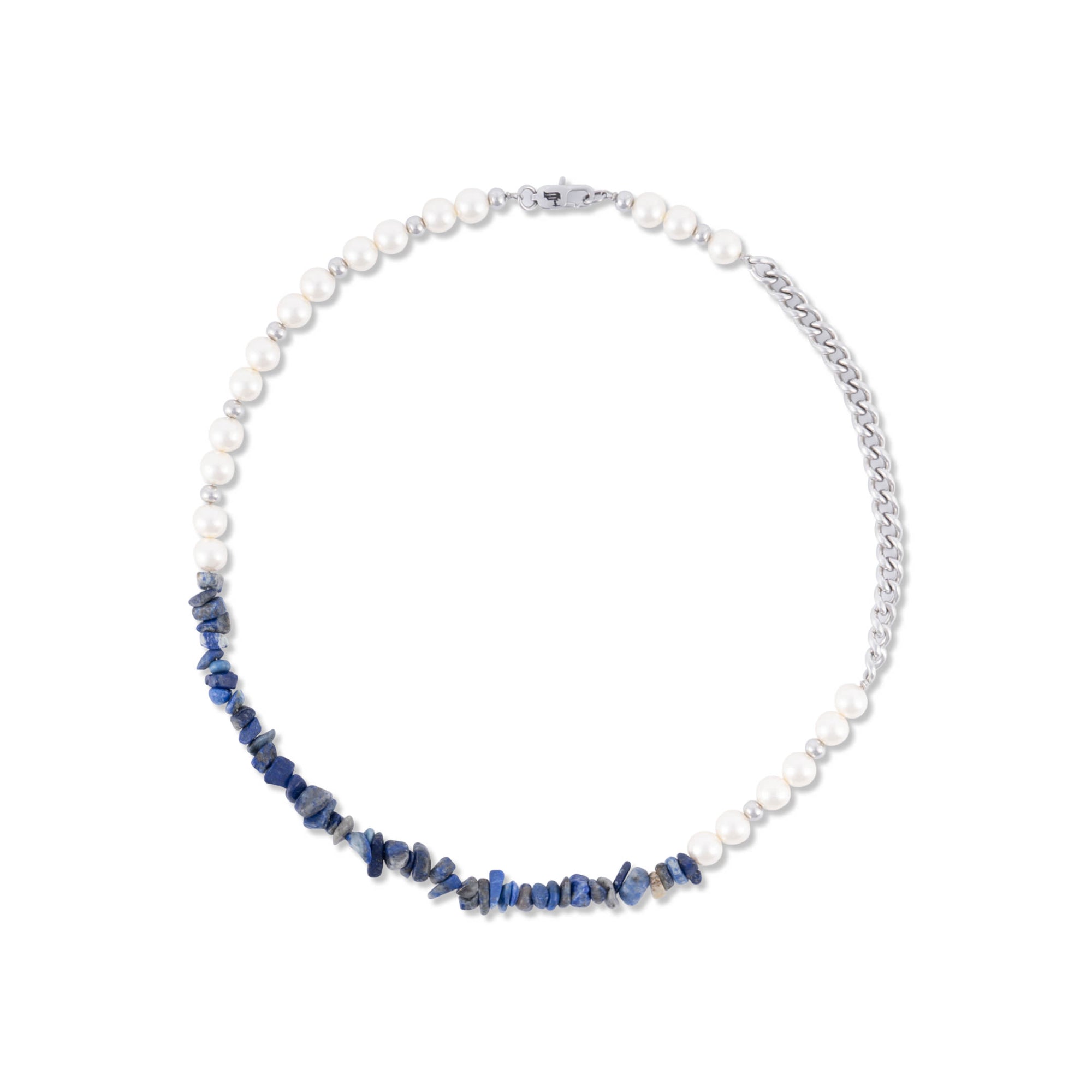 iNDORPHiNS INDS Steel Necklace With Pearl | MADA IN CHINA