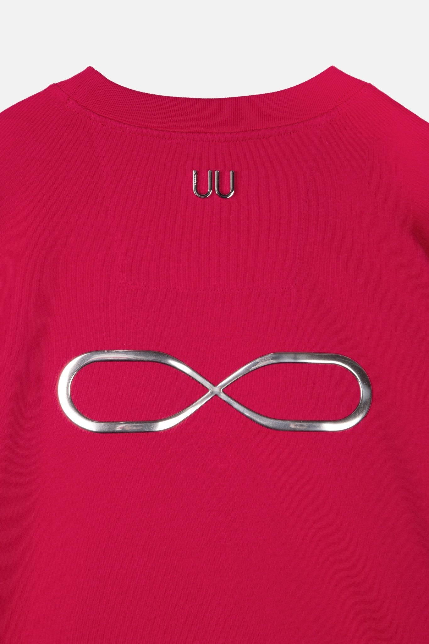 UNAWARES Infinity Silver 3D-Printing Logo Long Shirt Peach | MADA IN CHINA
