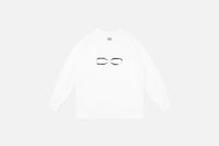UNAWARES Infinity Silver 3D-Printing Logo Long Shirt White | MADA IN CHINA