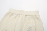 SOMESOWE Ivory High Waist Mid-length Skirt | MADA IN CHINA