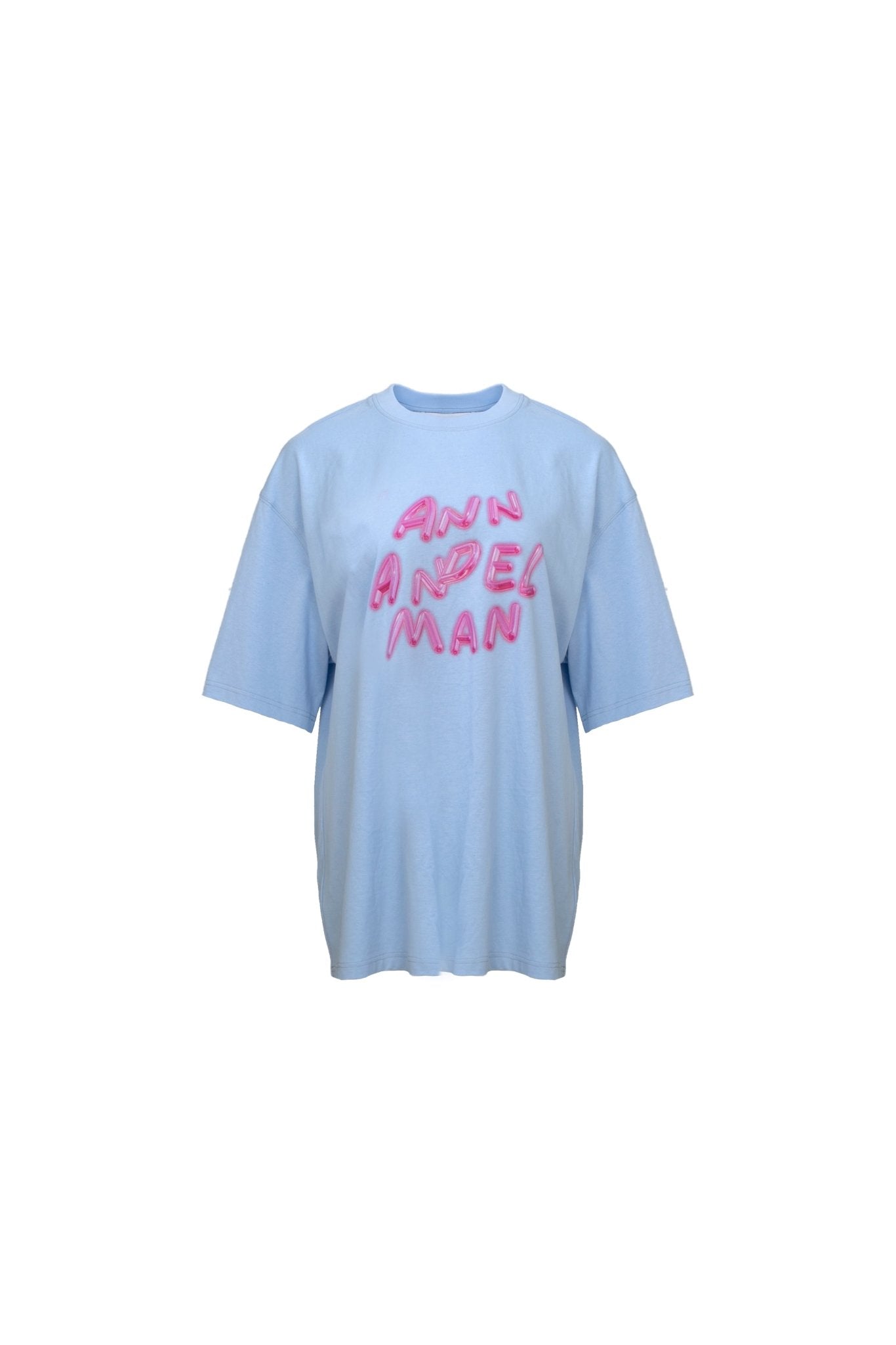 ANN ANDELMAN Jelly Letter T-shirt Blue | MADA IN CHINA