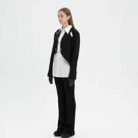C2H4 Layered Hollowed-Out Tailored Shirt | MADA IN CHINA