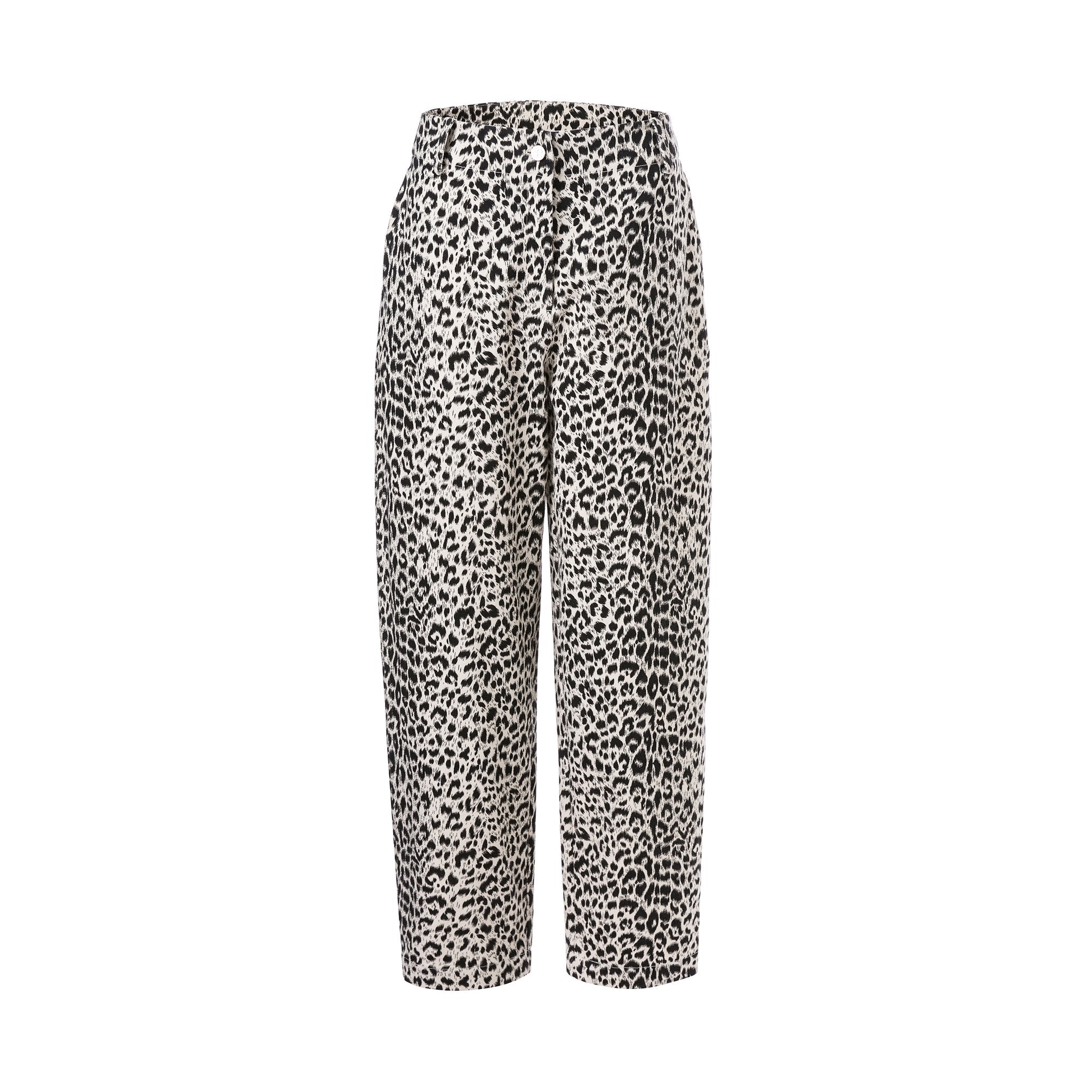 Ther. Leopard Print Tapered Pants | MADA IN CHINA