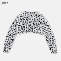 SMFK Leopard Print Wool Short Sweater | MADA IN CHINA