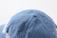 MARK GONG Light Blue Embroidered Cap | MADA IN CHINA