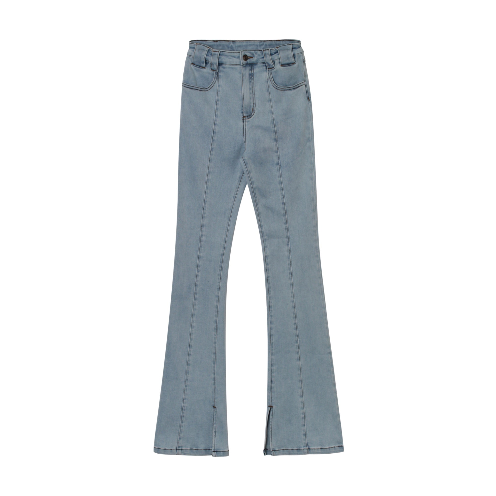 CALVIN LUO Light Blue Flared Jeans | MADA IN CHINA