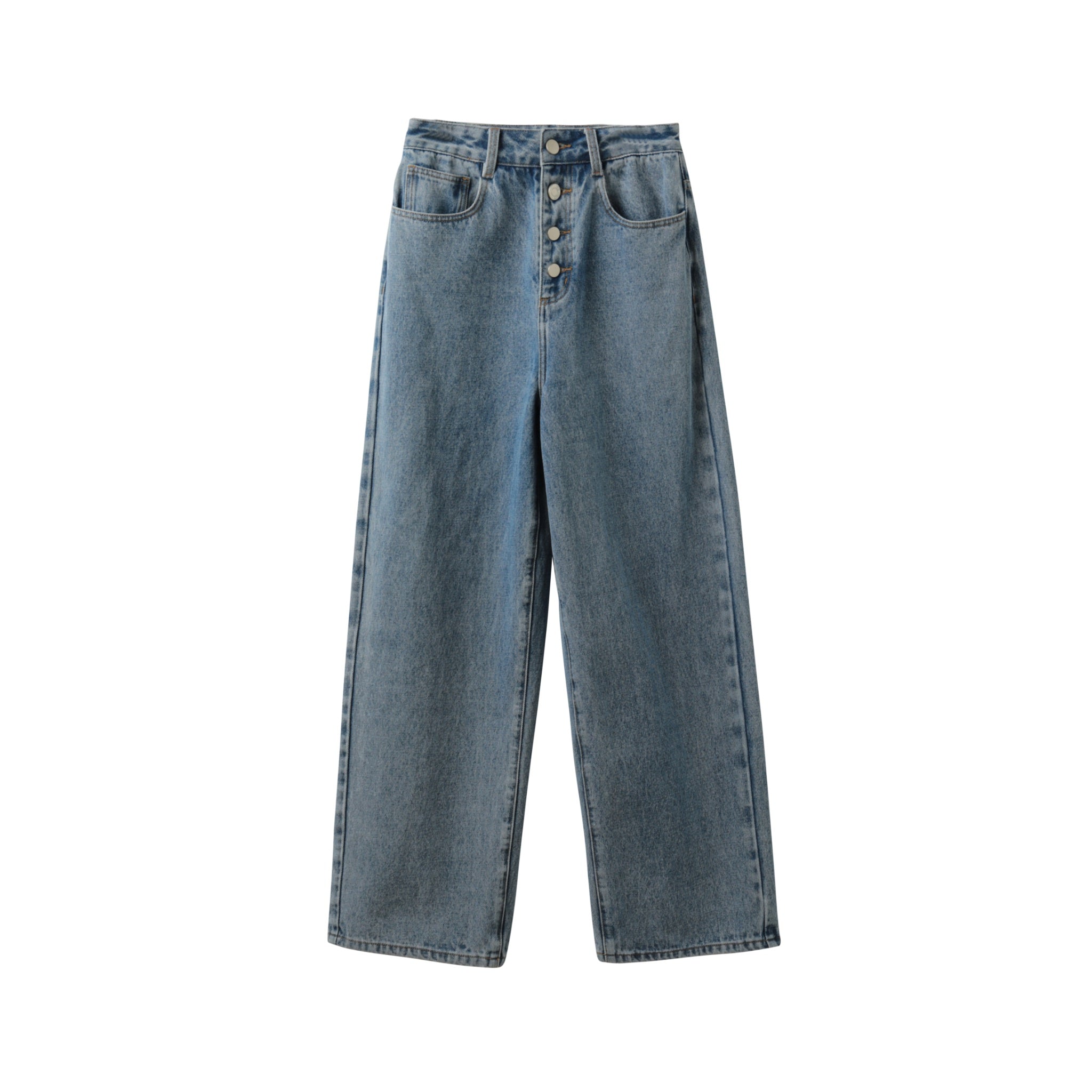 ICE DUST Light Blue High-Rise Jeans | MADA IN CHINA