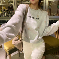 HERLIAN Light Grey Allover Tiger Sweater | MADA IN CHINA