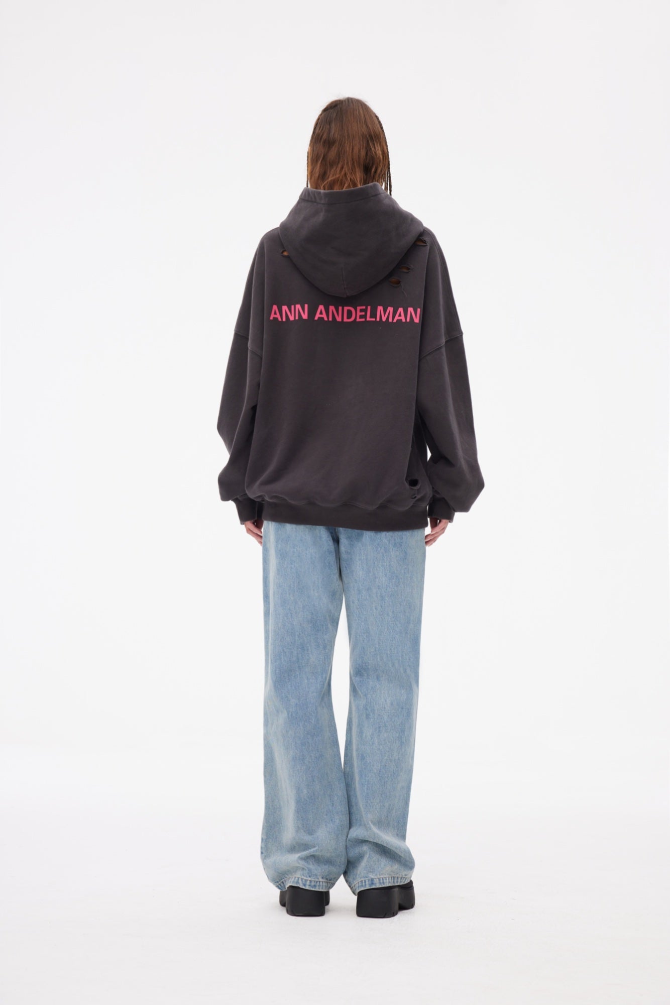 ANN ANDELMAN Limited Color Hoodie Grey | MADA IN CHINA