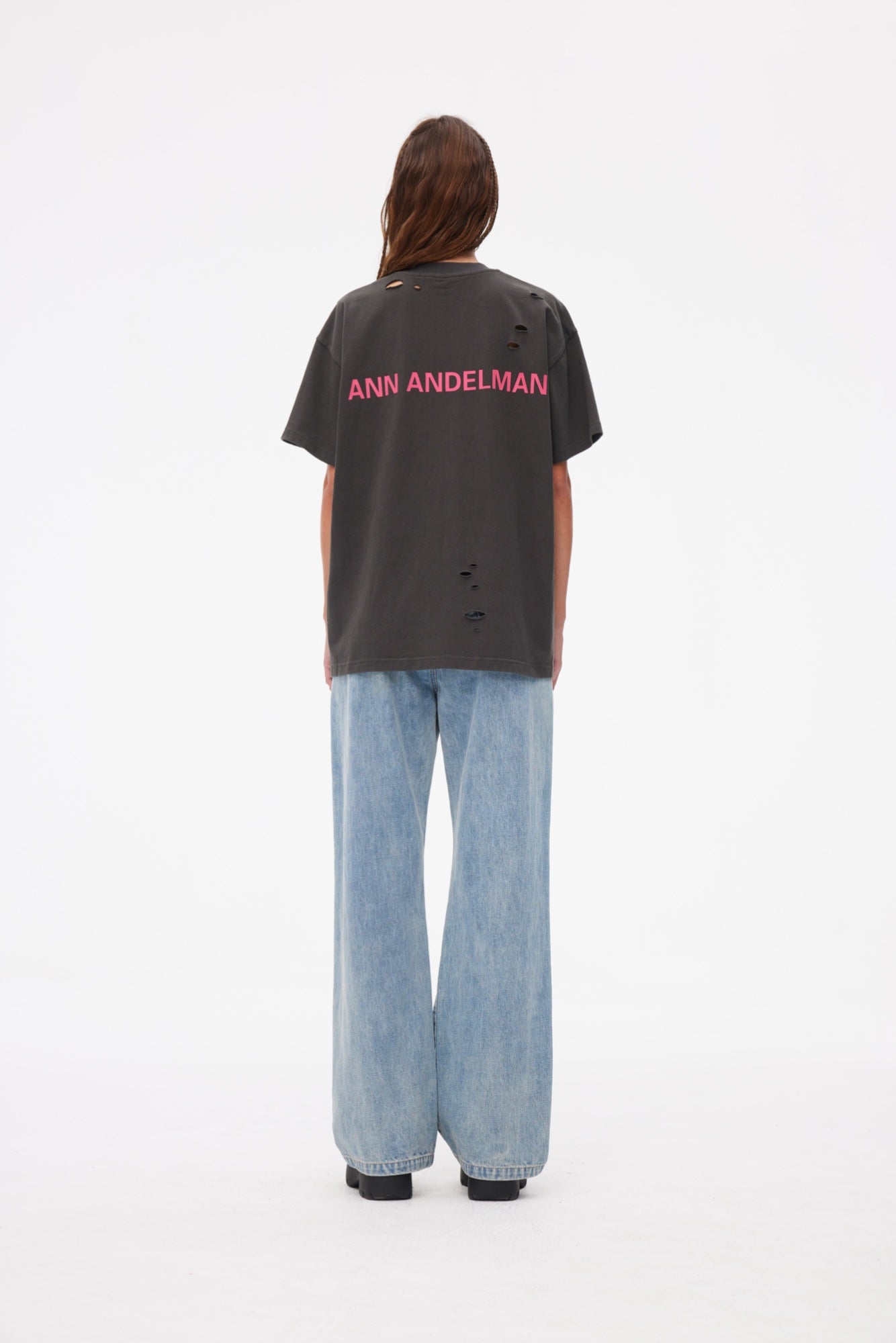 ANN ANDELMAN Limited Color T-shirt Grey | MADA IN CHINA