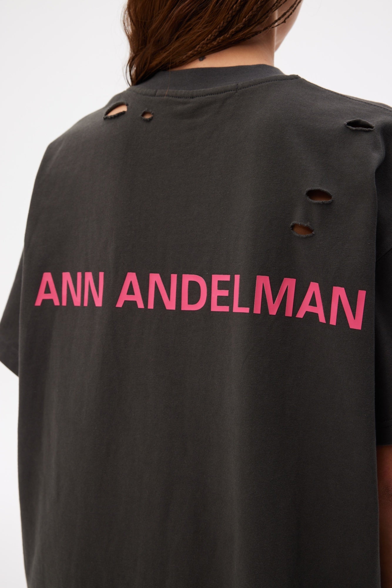 ANN ANDELMAN Limited Color T-shirt Grey | MADA IN CHINA