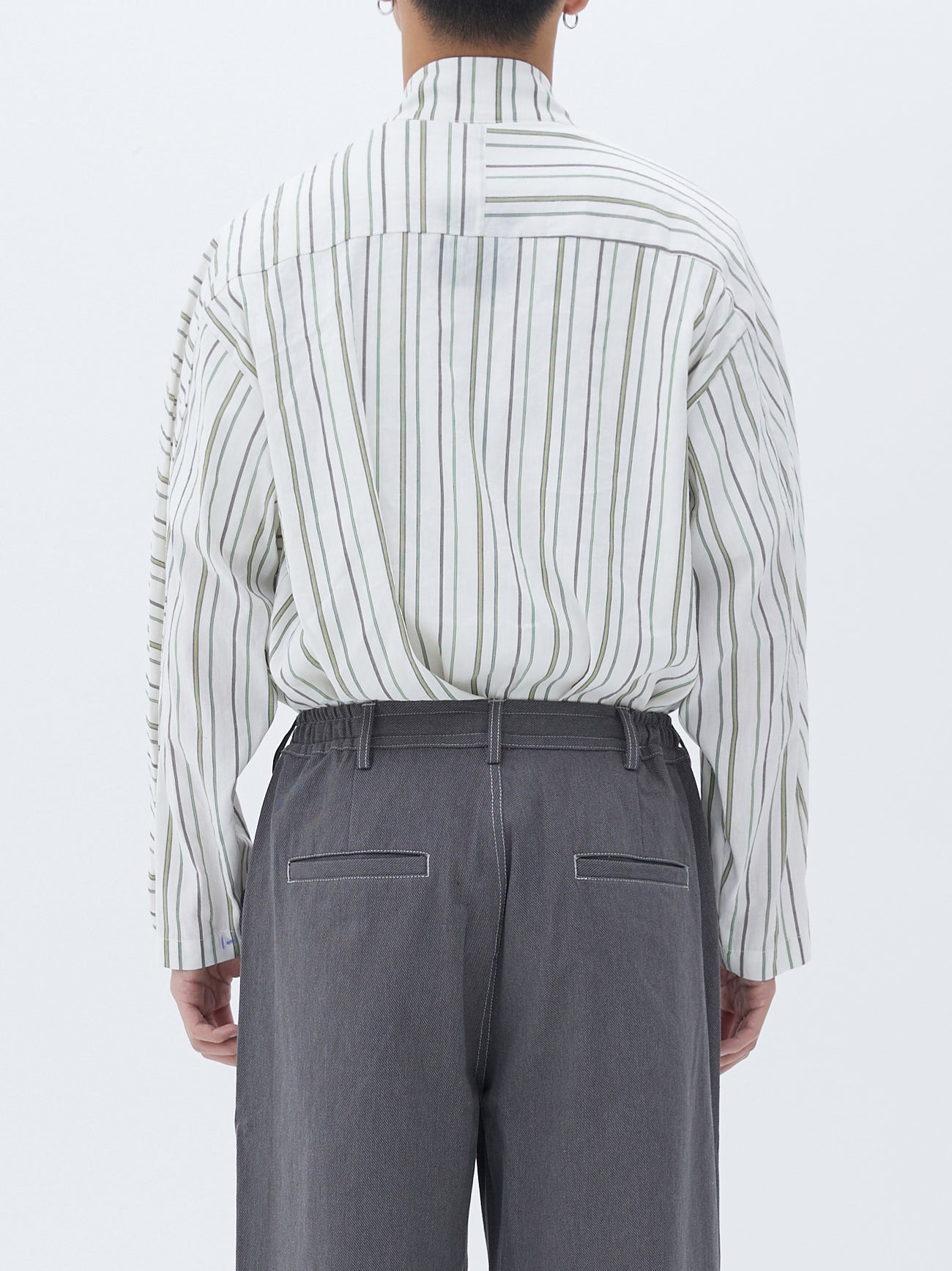 ROARINGWILD Linen Striped Shirt | MADA IN CHINA