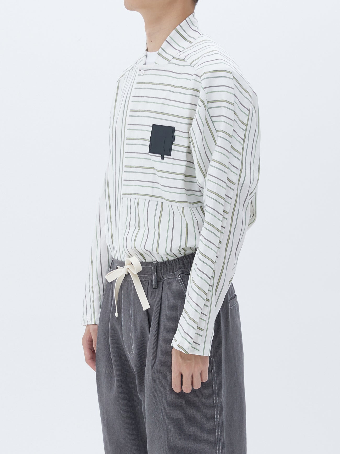ROARINGWILD Linen Striped Shirt | MADA IN CHINA