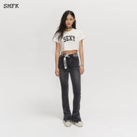 SMFK Mermaid Black Tight Jeans | MADA IN CHINA