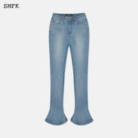 SMFK Mermaid Blue Tight Jeans | MADA IN CHINA