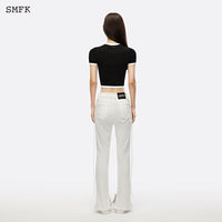 SMFK Mermaid Skinny Jeans Sky White | MADA IN CHINA