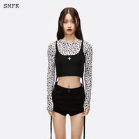 SMFK Mermaid Wool Knit Vest Midnight Black | MADA IN CHINA