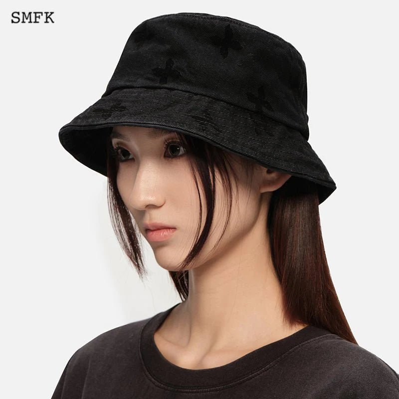 SMFK Midnight Garden Cowboy Fisherman'S Hat Black | MADA IN CHINA
