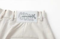MARK GONG Milky White Fine Cut Pants | MADA IN CHINA