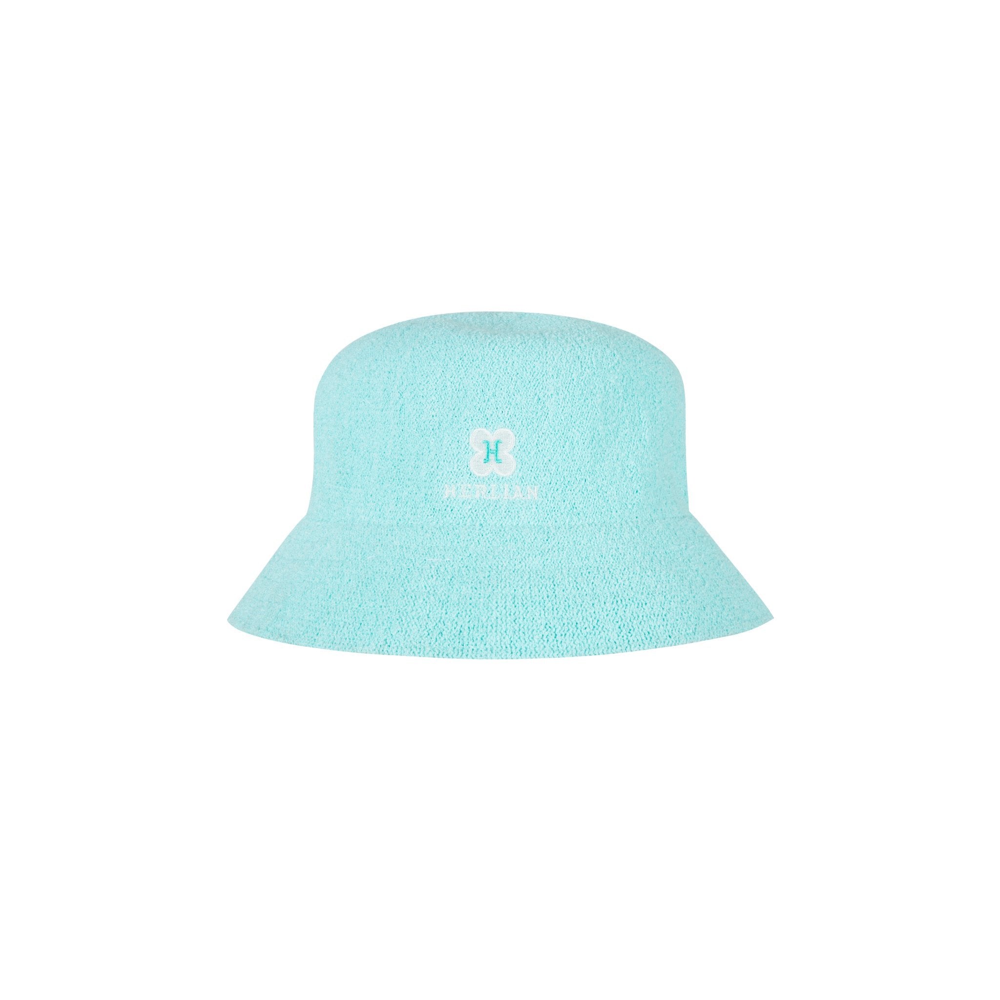 HERLIAN Mint Green Logo Bucket Hat | MADA IN CHINA