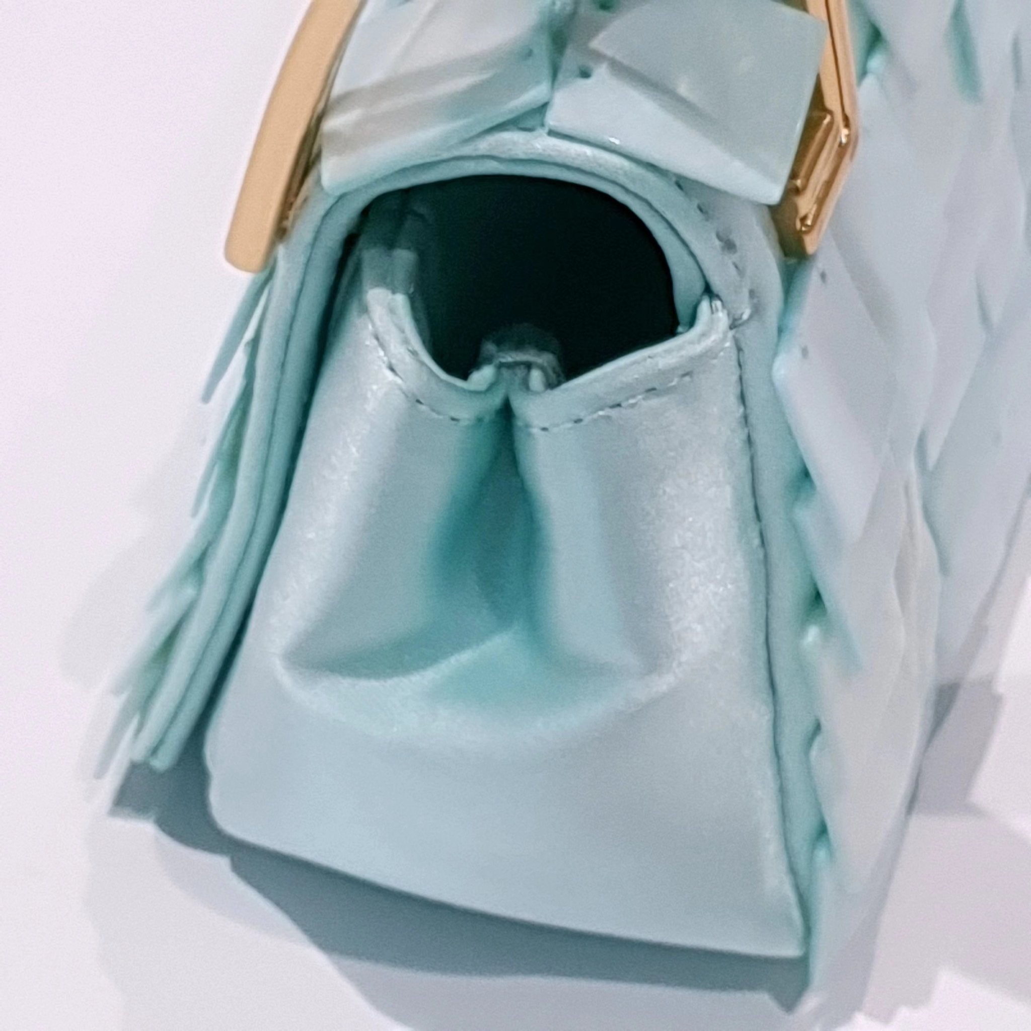 APEDE MOD Mint Green Shell Deco Shoulder Bag | MADA IN CHINA