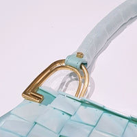 APEDE MOD Mint Green Shell Deco Shoulder Bag | MADA IN CHINA
