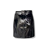 AIMME SPARROW Mirrored Patent Leather Skirt | MADA IN CHINA