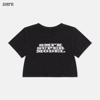 SMFK Model Black Short T-shirt | MADA IN CHINA