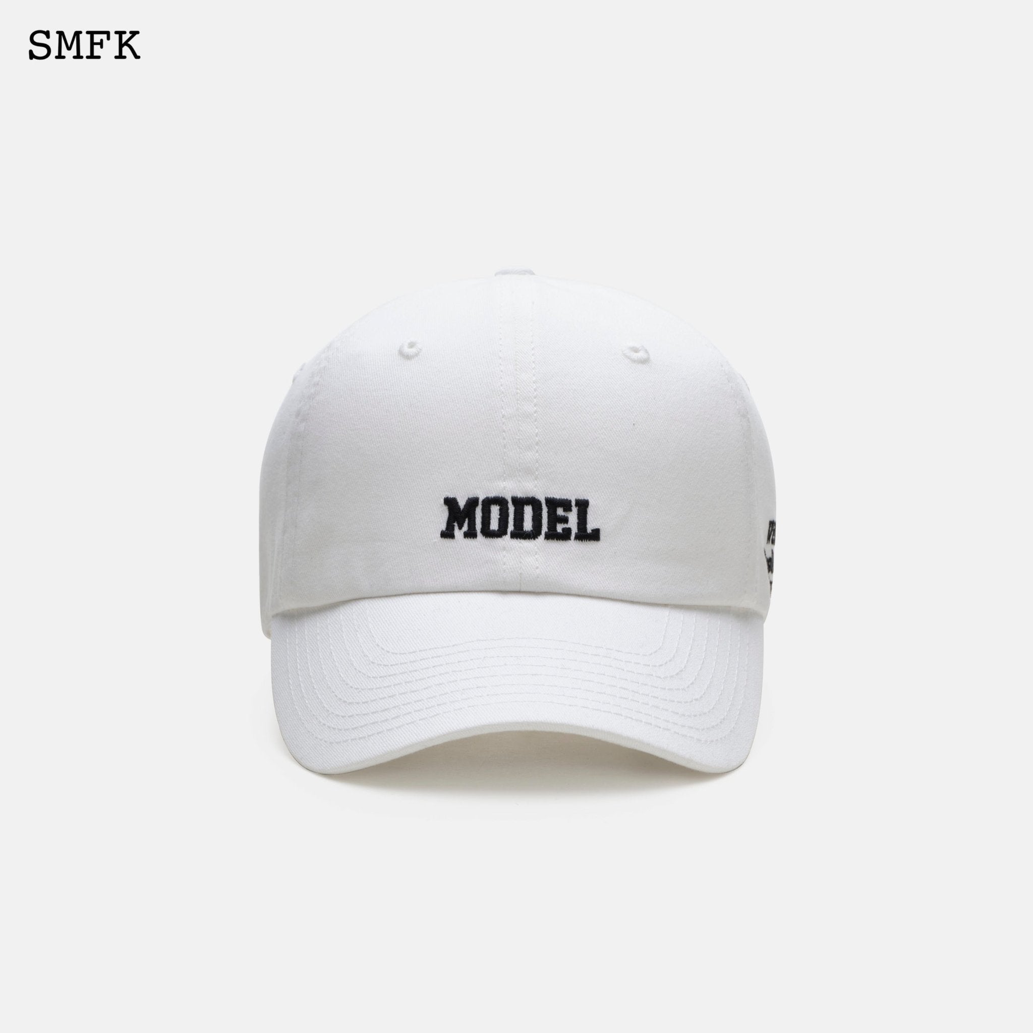SMFK Model White Baseball Hat | MADA IN CHINA