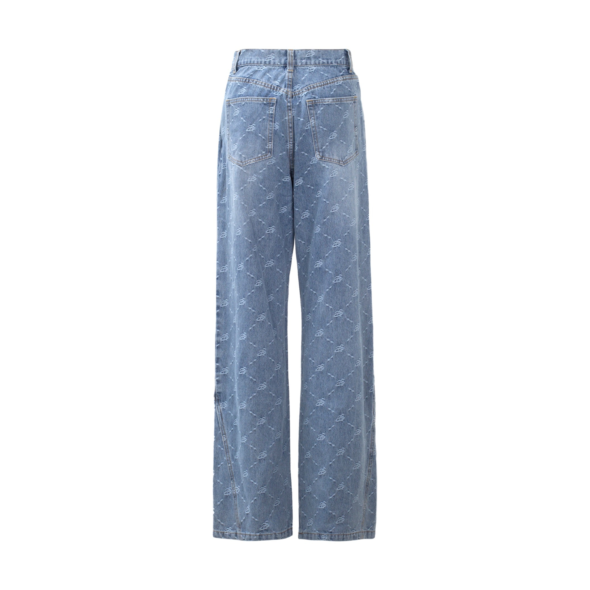 ANN ANDELMAN Monogram Jeans | MADA IN CHINA