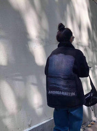 ANDREA MARTIN Moon Wool Jacket Black | MADA IN CHINA