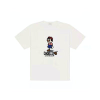 CHARLIE LUCIANO Mosaic Pinocchio Print T-Shirt White | MADA IN CHINA