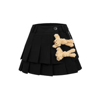 13DE MARZO Multi-bear Lavered Skirt | MADA IN CHINA