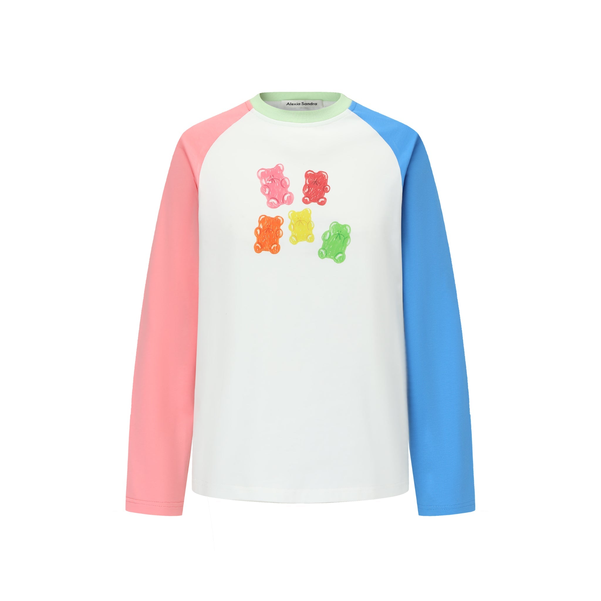 Alexia Sandra Multi-color Gummy Bears Long Sleeve T-shirt | MADA IN CHINA