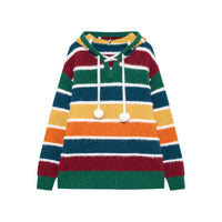 SOMESOWE Multi-color Stripe Sweater | MADA IN CHINA
