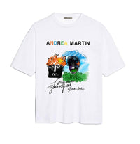 ANDREA MARTIN Oil Painting Tee White | MADA IN CHINA