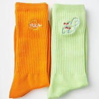 ROARINGWILD Orange Fula Socks | MADA IN CHINA