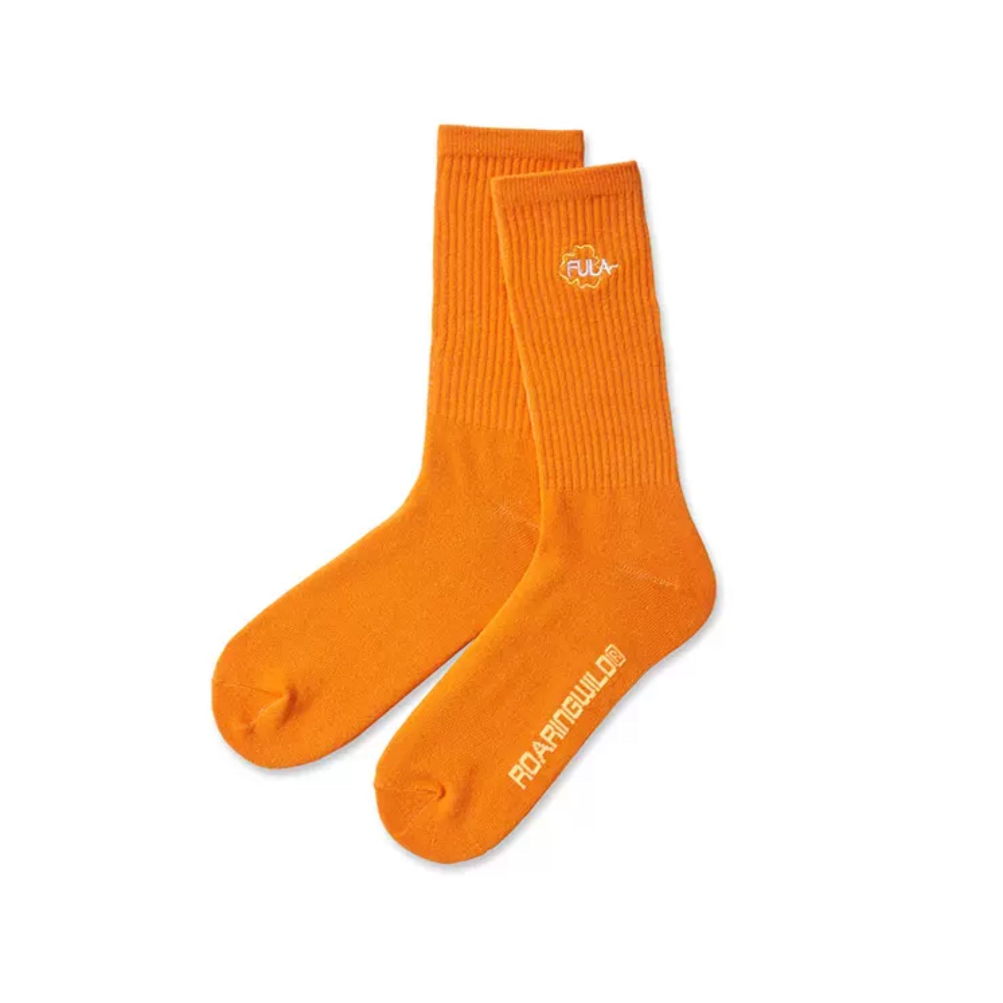ROARINGWILD Orange Fula Socks | MADA IN CHINA
