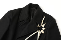 KUSIKOHC Origami Flower Coat Black | MADA IN CHINA
