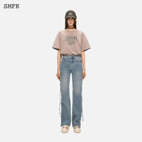 SMFK Oversized Model Vintage Tee Forest Grey | MADA IN CHINA