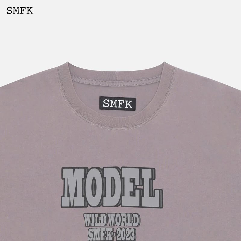 SMFK Oversized Model Vintage Tee Forest Grey | MADA IN CHINA