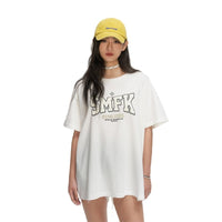 SMFK Oversized Model White T-shirt | MADA IN CHINA