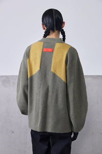 ROARINGWILD Patch Zipper Sweater | MADA IN CHINA