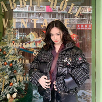 ANDREA MARTIN Patched Down Jacket | MADA IN CHINA