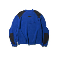 ROARINGWILD Patchwork Chunky Sweater | MADA IN CHINA