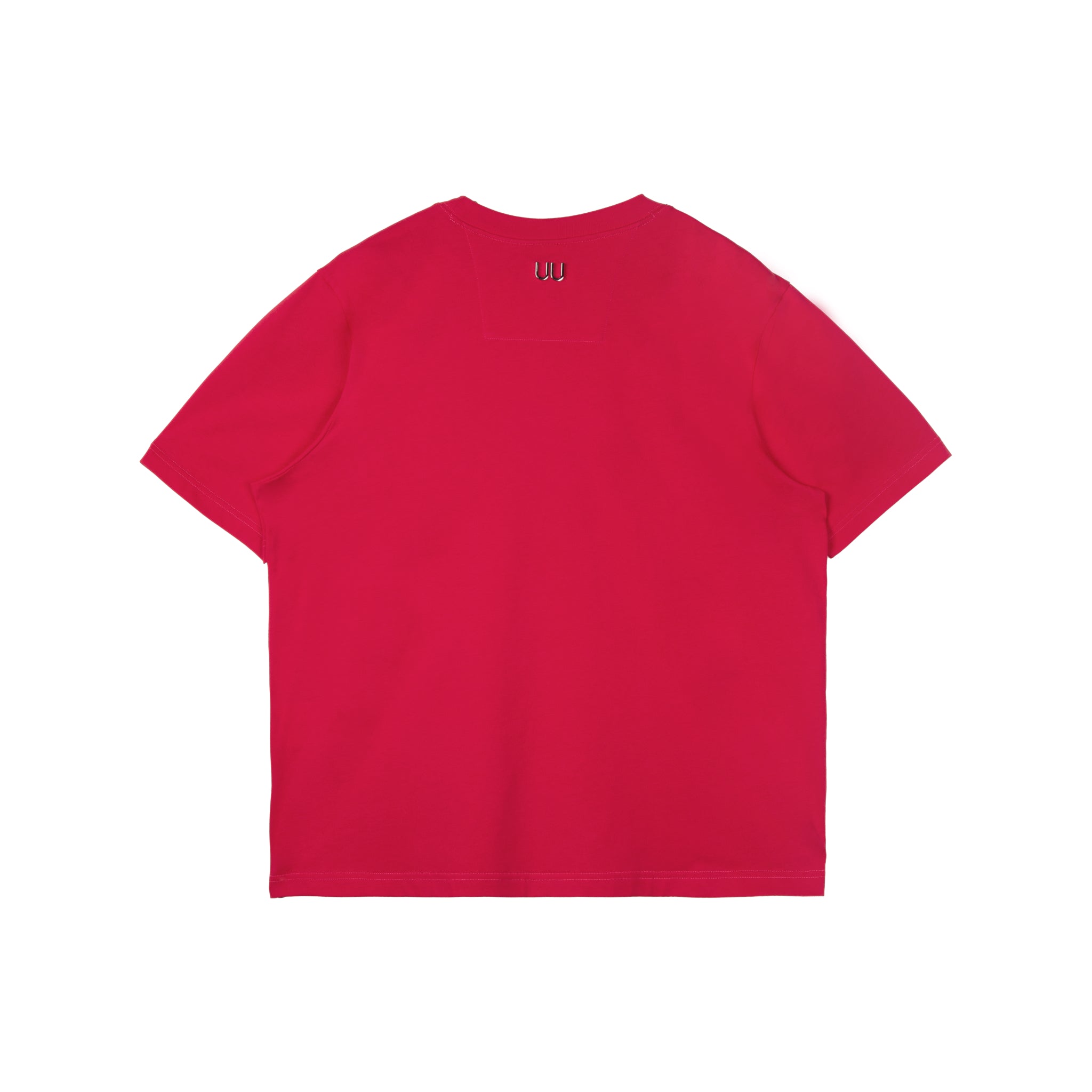 UNAWARES Peach Customized 3D-Dual Ring Logo Loose Fit T-shirt | MADA IN CHINA