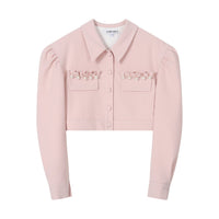 SOMESOWE Pearl Pink Slim Dress And Jacket Set | MADA IN CHINA