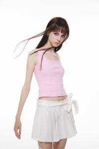 ANN ANDELMAN Pink 520 Limited Tank Top | MADA IN CHINA