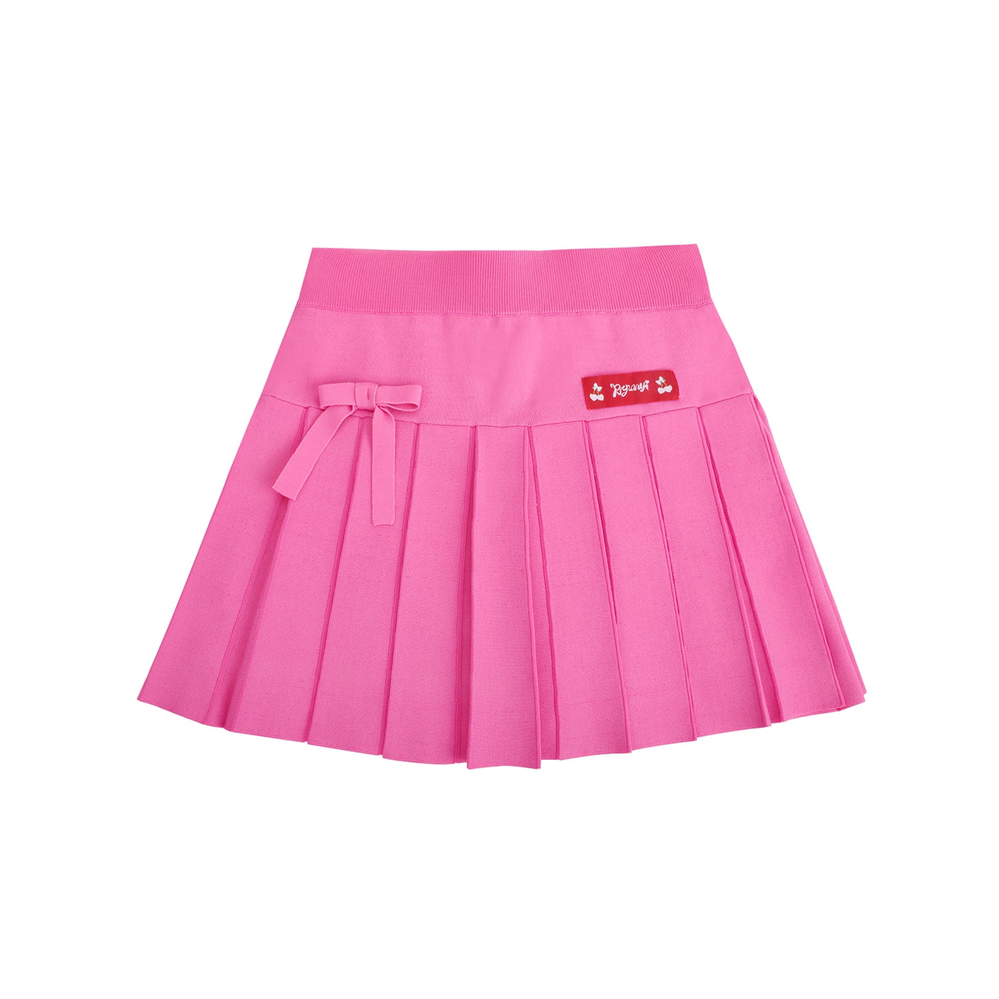 RYRANYI Pink Bowknot Pleated Skirt | MADA IN CHINA