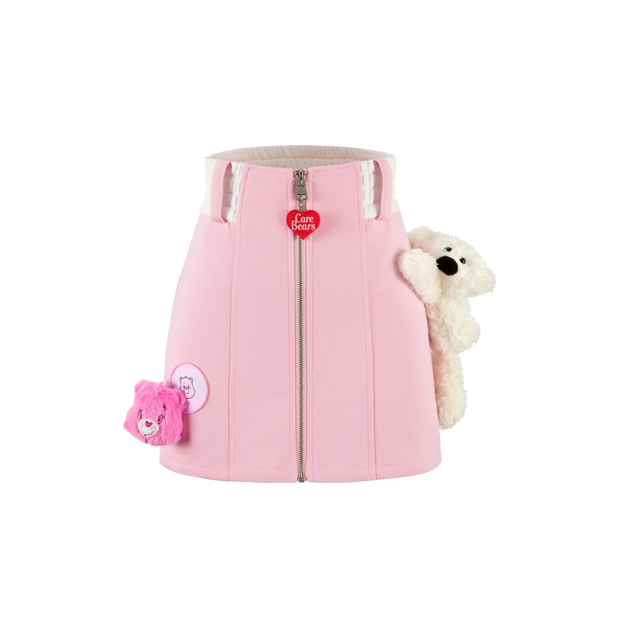 13DE MARZO Pink Care Bears Cotton Zip Dress | MADA IN CHINA